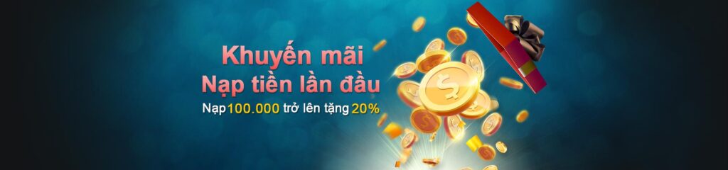 Khuyến mãi nạp tiền lần đầu – Nạp 100.000 trở lên tặng thêm 20%! Tham gia ngay tại Kubet Vietnam để nhận ưu đãi hấp dẫn và cơ hội thắng lớn!